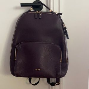 Tumi Leather Backpack